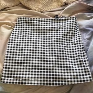 Gingham Skirt